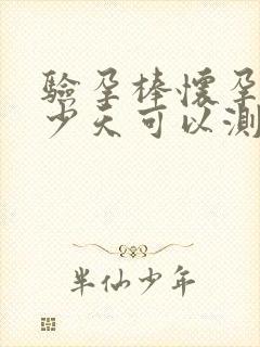 验孕棒怀孕后多少天可以测出来