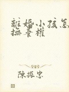 离婚小孩怎么判抚养权