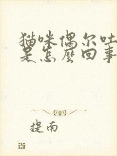 猫咪偶尔吐黄水是怎么回事