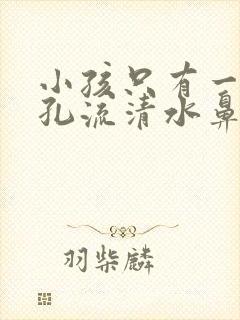 小孩只有一个鼻孔流清水鼻涕