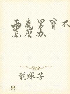 两岁男宝不说话怎么办