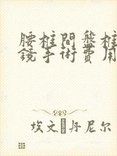 腰椎间盘椎间孔镜手术费用