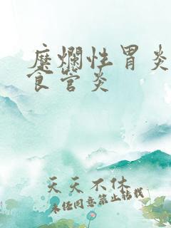 糜烂性胃炎反流食管炎