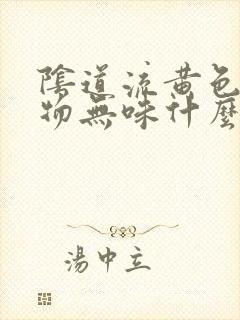 阴道流黄色分泌物无味什么症状