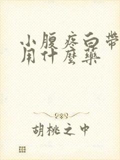 小腹疼白带发黄用什么药