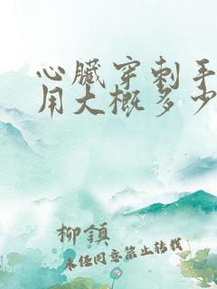 心脏穿刺手术费用大概多少钱