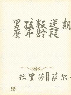 男孩叛逆期在什么年龄段