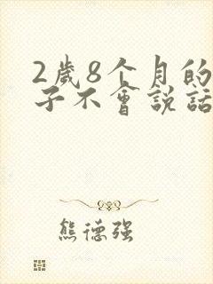 2岁8个月的孩子不会说话