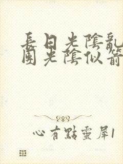 长日光阴乱作一团光阴似箭眇眇