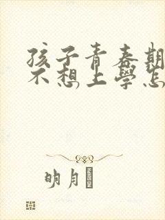 孩子青春期叛逆不想上学怎么办家长怎