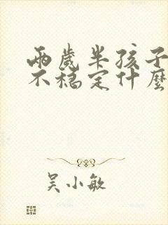 两岁半孩子情绪不稳定什么原因