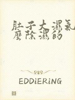 肚子大湿气重怎么除湿的