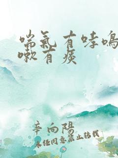 喘气有哮鸣音咳嗽有痰