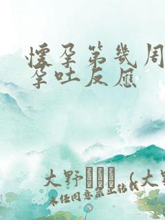 怀孕第几周开始孕吐反应