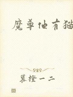 魔尊他有猫了