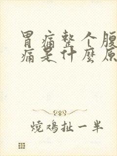 胃痛整个腹部都痛是什么原因