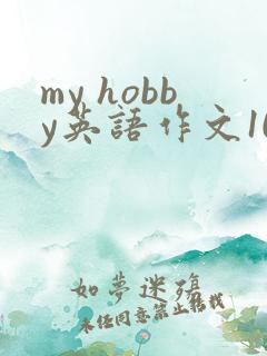 my hobby英语作文100词