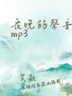 夜晚的声音音效mp3