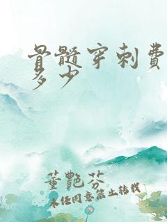 骨髓穿刺费用是多少