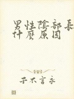 男性阴部长疙瘩什么原因