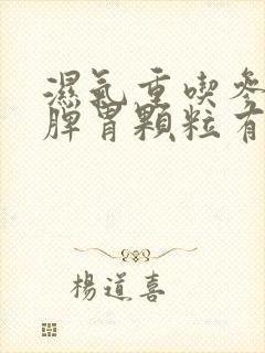 湿气重吃参苓健脾胃颗粒有用吗