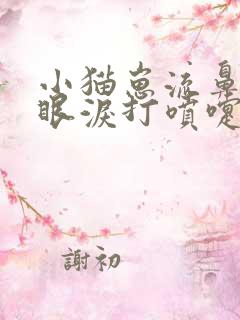 小猫崽流鼻涕流眼泪打喷嚏是怎么回事