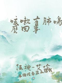 咳嗽有肺鸣音怎么回事