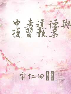 中考道德与法治复习教案