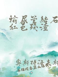 输尿管结石尿出红色残渣