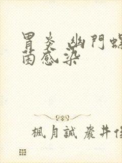 胃炎 幽门螺杆菌感染