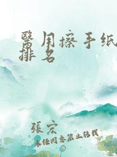 医用擦手纸十大排名