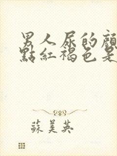 男人尿的颜色有点红褐色是什么原因