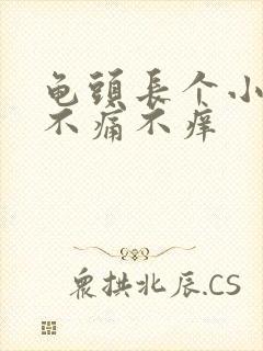 龟头长个小肉粒不痛不痒