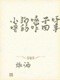 小狗嗓子呼噜呼噜的咋回事啊