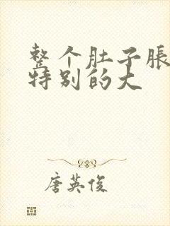 整个肚子胀气鼓特别的大