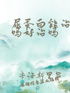 尿蛋白能治疗好吗好治吗