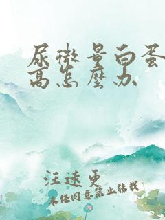 尿微量白蛋白升高怎么办