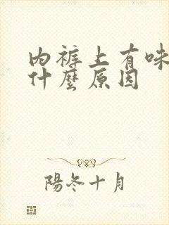 内裤上有味道是什么原因