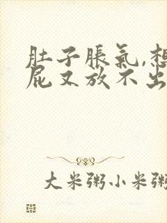 肚子胀气,想放屁又放不出是怎么回事