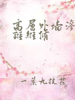 高层外墙渗水该谁维修