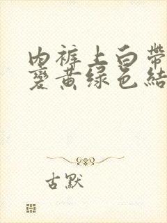 内裤上白带干了变黄绿色结痂