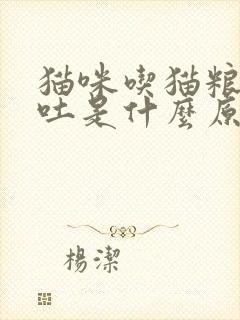 猫咪吃猫粮老是吐是什么原因