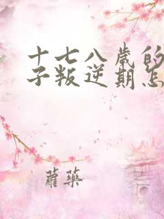 十七八岁的女孩子叛逆期怎么办