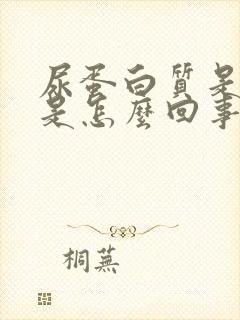 尿蛋白质是阳性是怎么回事