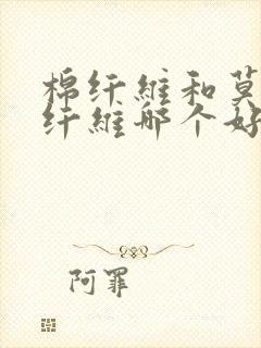 棉纤维和莫代尔纤维哪个好