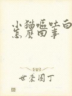 小猫呕吐白沫是怎么回事