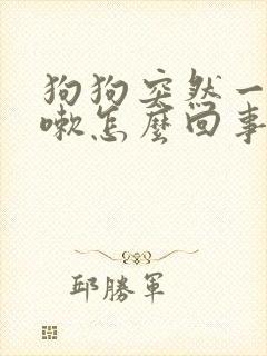 狗狗突然一直咳嗽怎么回事