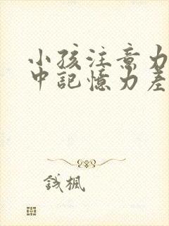 小孩注意力不集中记忆力差是怎么回事