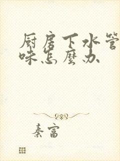 厨房下水管道反味怎么办