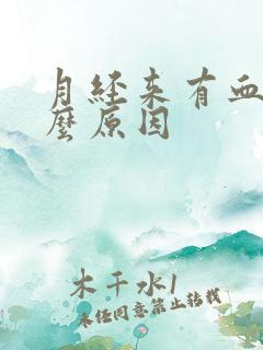 月经来有血块什么原因